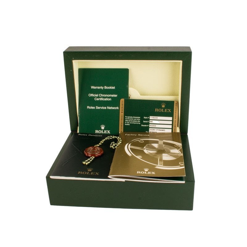 Rolex Datejust Ref 116233 Pyramid Dial - 4
