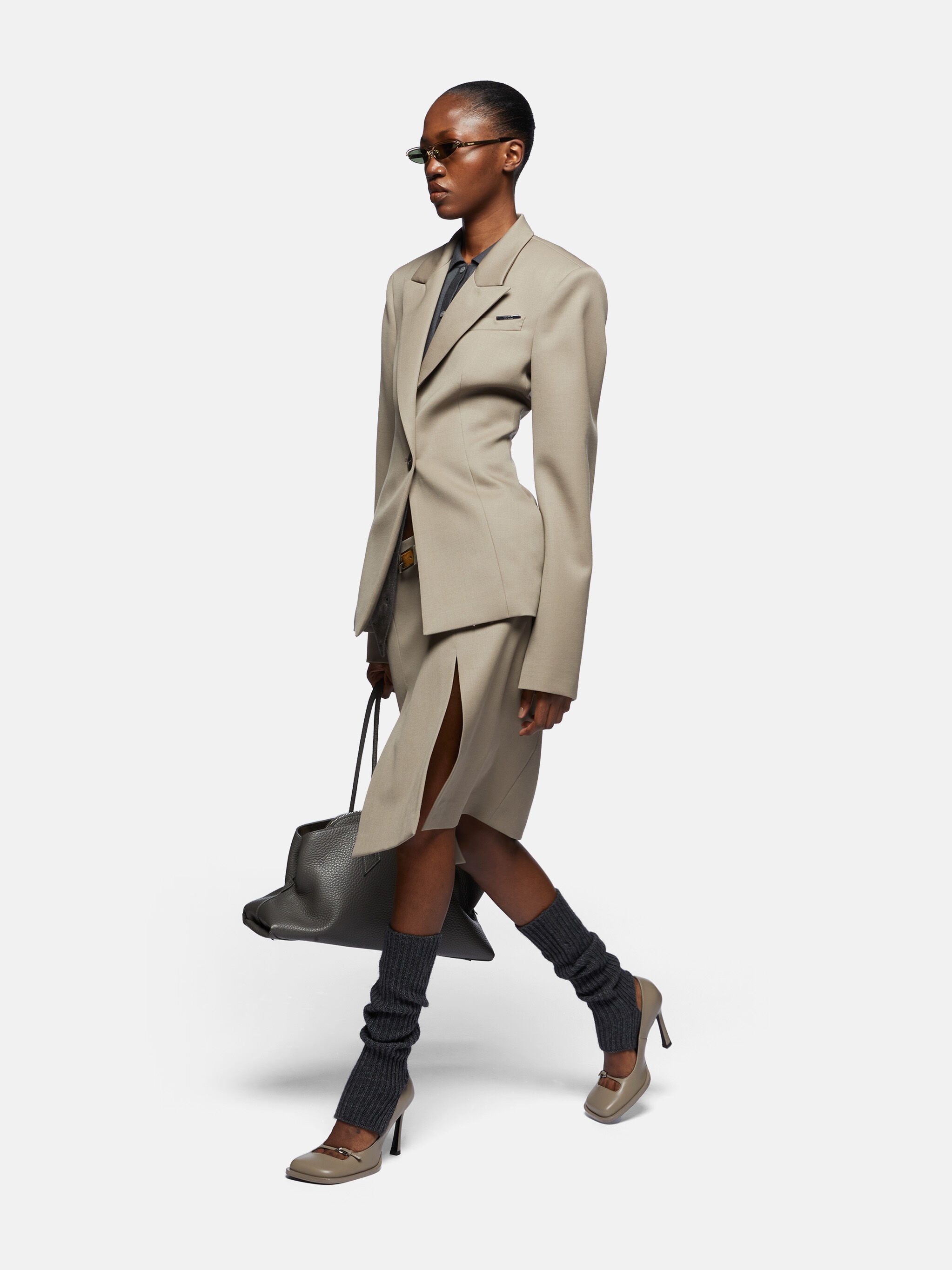 TAUPE BLAZER - 4