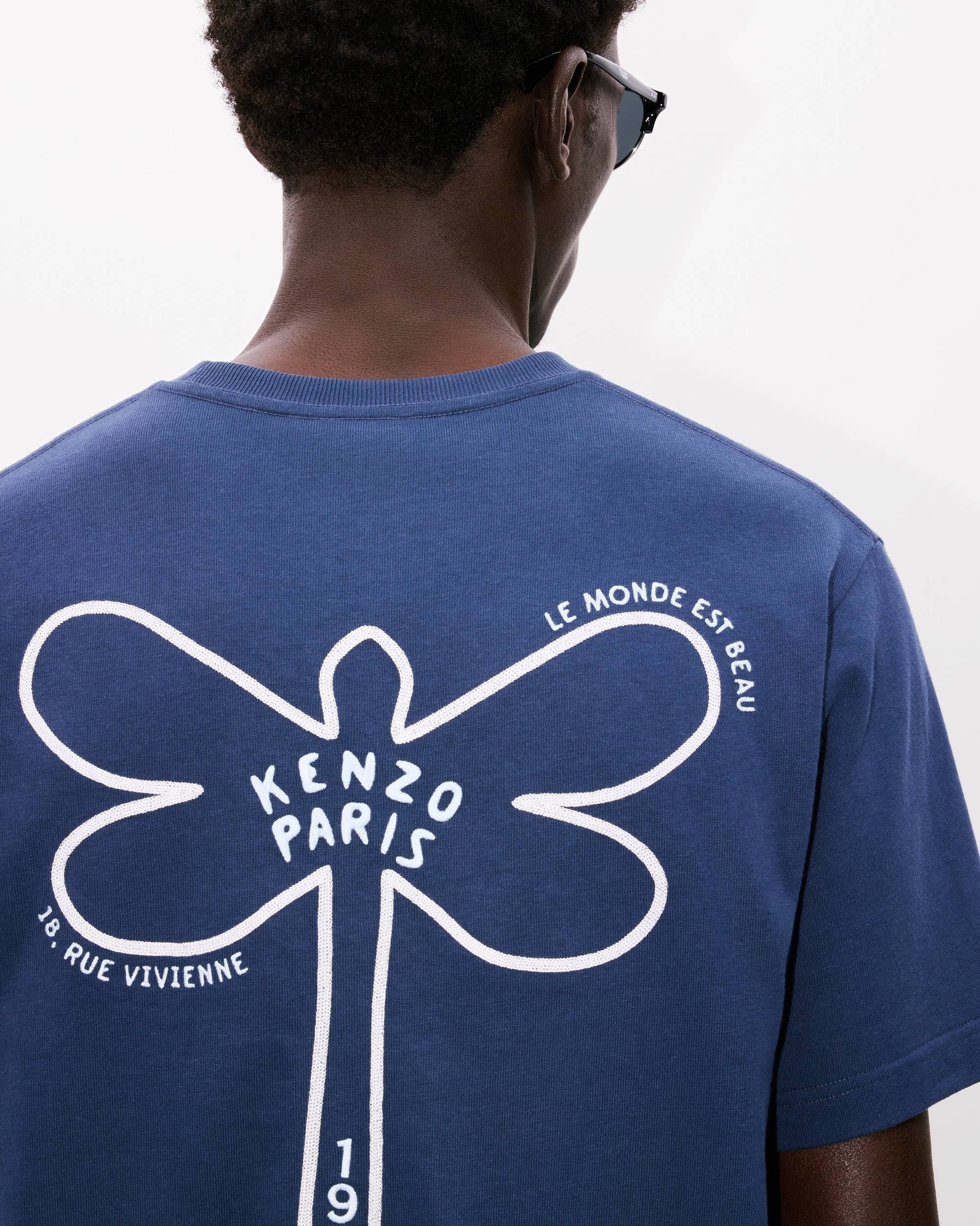 'KENZO Dragonfly' embroidered T-shirt in cotton - 7