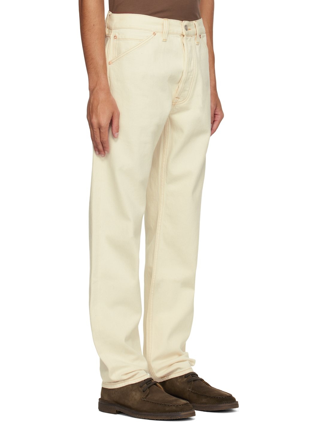 Off-White 12.7 oz Selvedge Tonal Stitch Jeans - 2