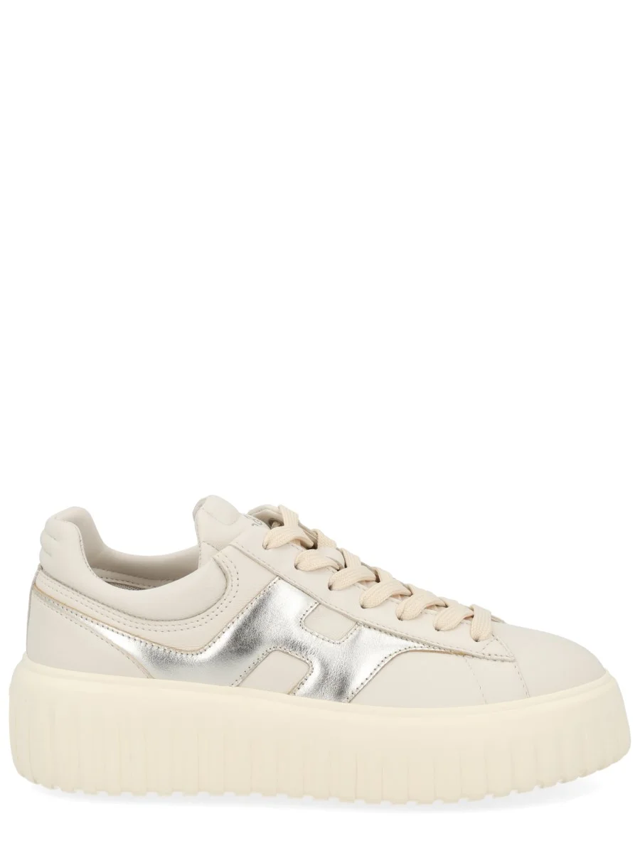 LEATHER H-STRIPES SNEAKER - 1