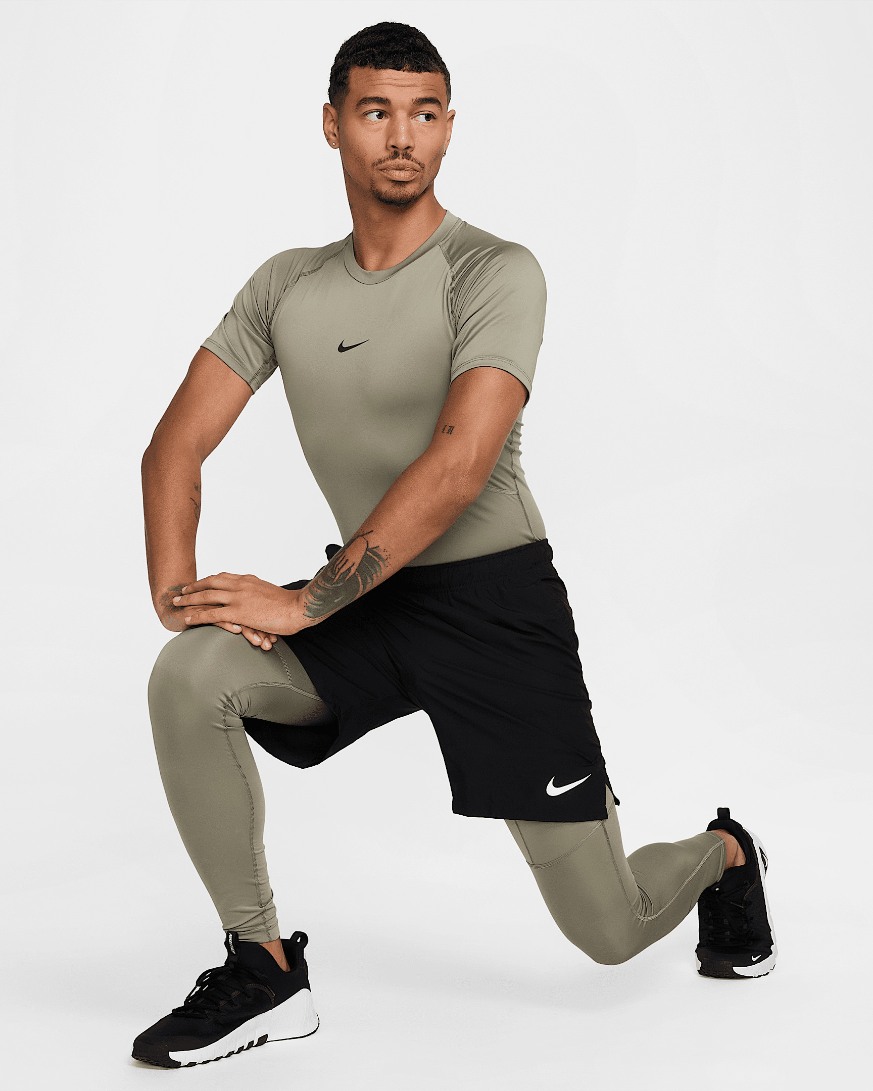 Nike Pro Men's Dri-FIT Tight Short-Sleeve Fitness Top - 6