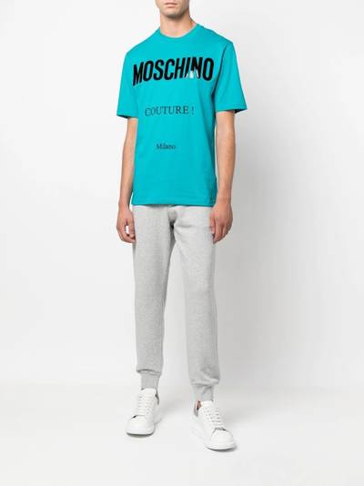 Moschino logo-print organic-cotton T-shirt outlook