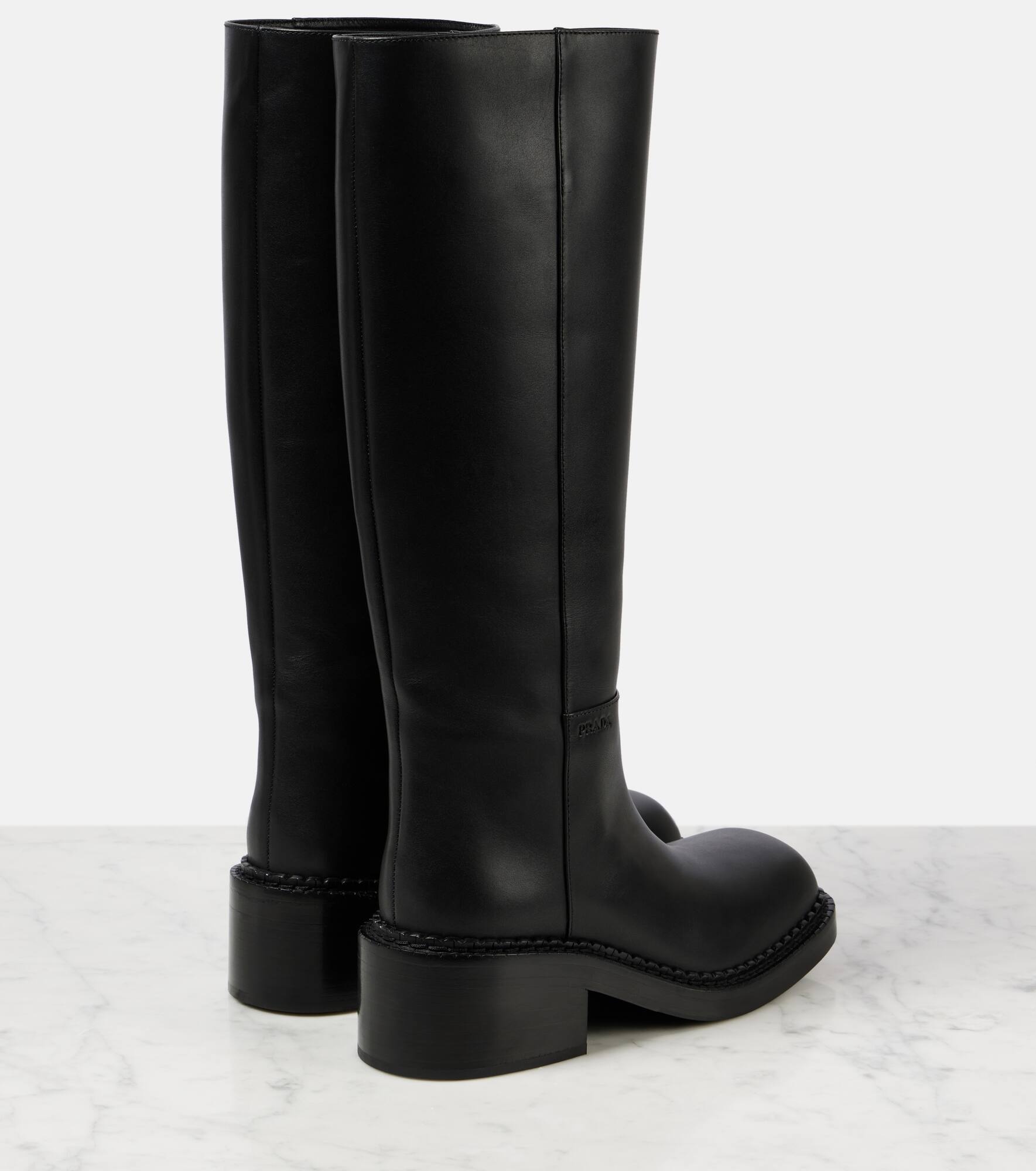 Leather knee-high boots - 2