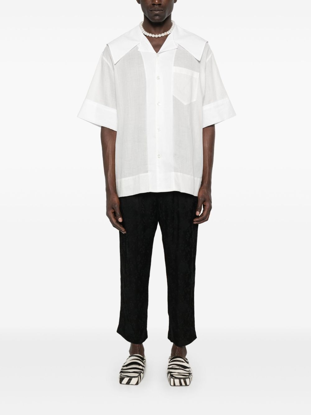 sailor-collar shirt - 2