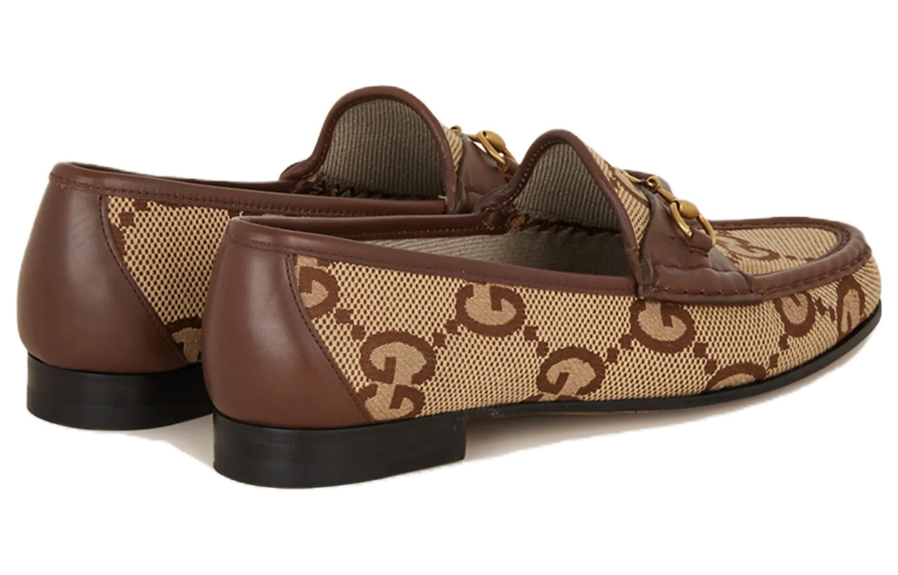 (WMNS) Gucci 1953 loafer with Horsebit 'Camel Ebony' 727581-FABB5-2559 - 4
