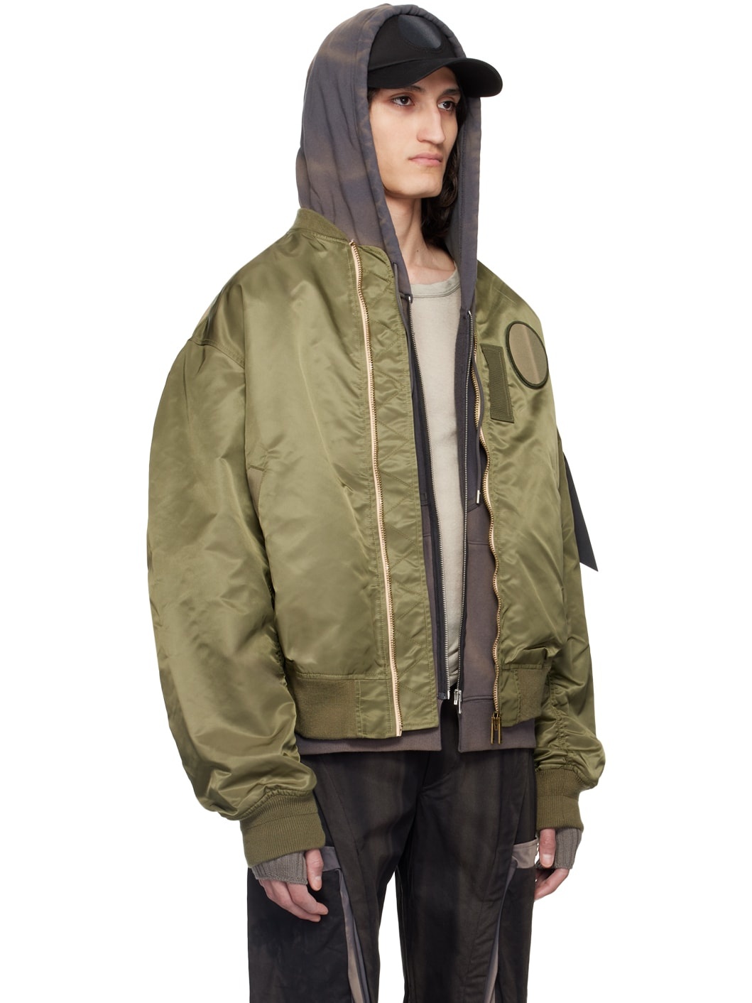 Khaki Alpha Industries Edition Bomber Jacket - 2