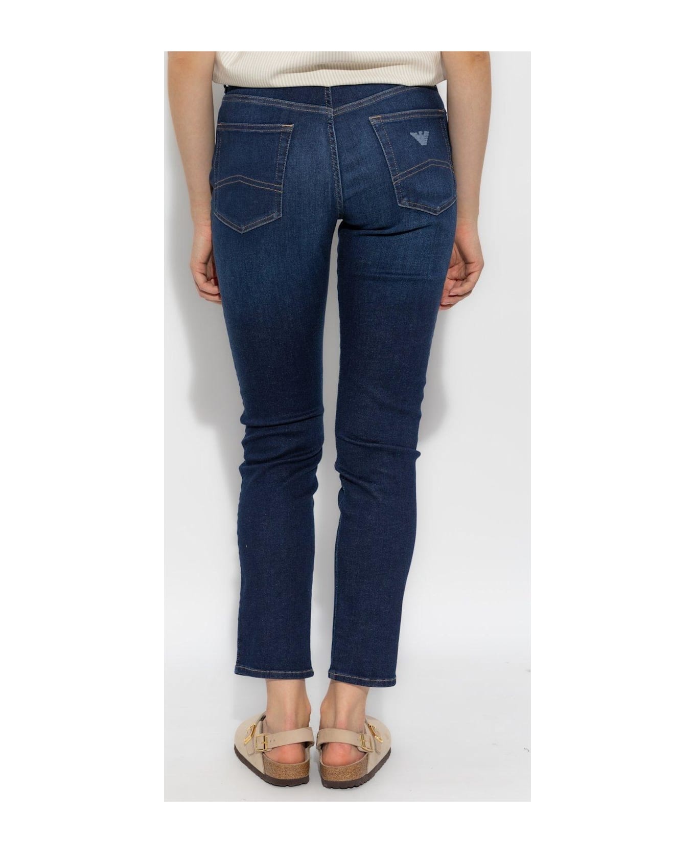 Logo Detailed Skinny Jeans - 3