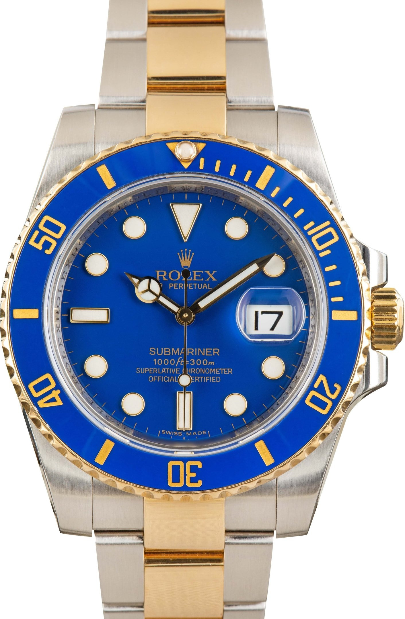 Rolex Submariner Ref 116613 Blue Dial - 1