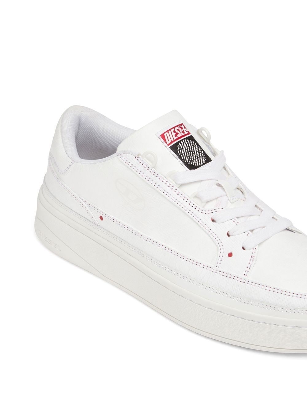logo-patch low-top sneakers - 6