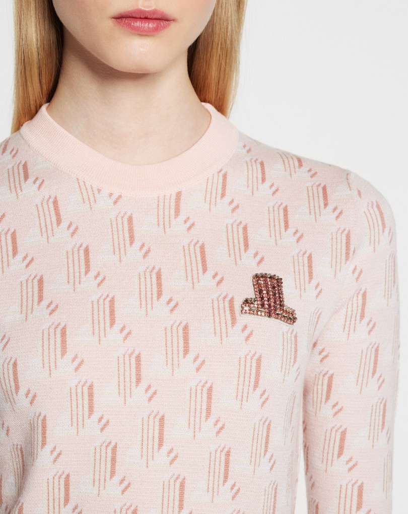 3D JL SHORT-SLEEVED KNIT DRESS - 4