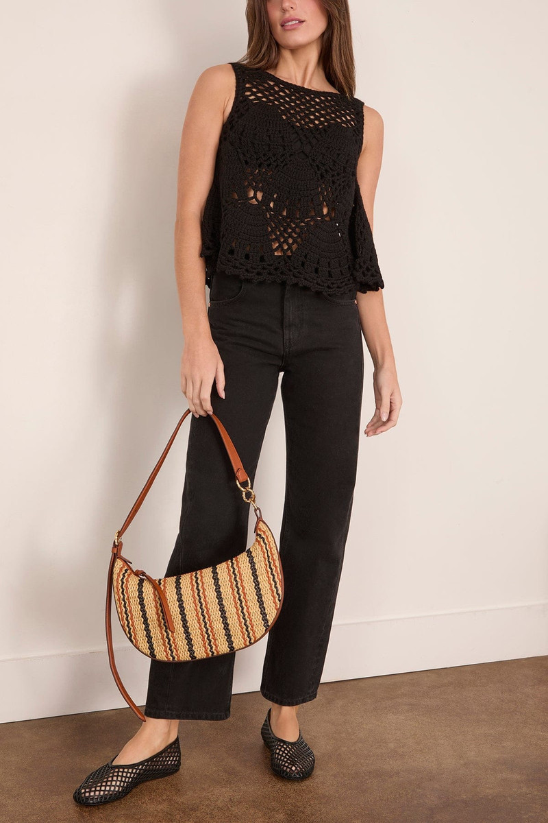 RACHEL COMEY Tenda Top in Black outlook