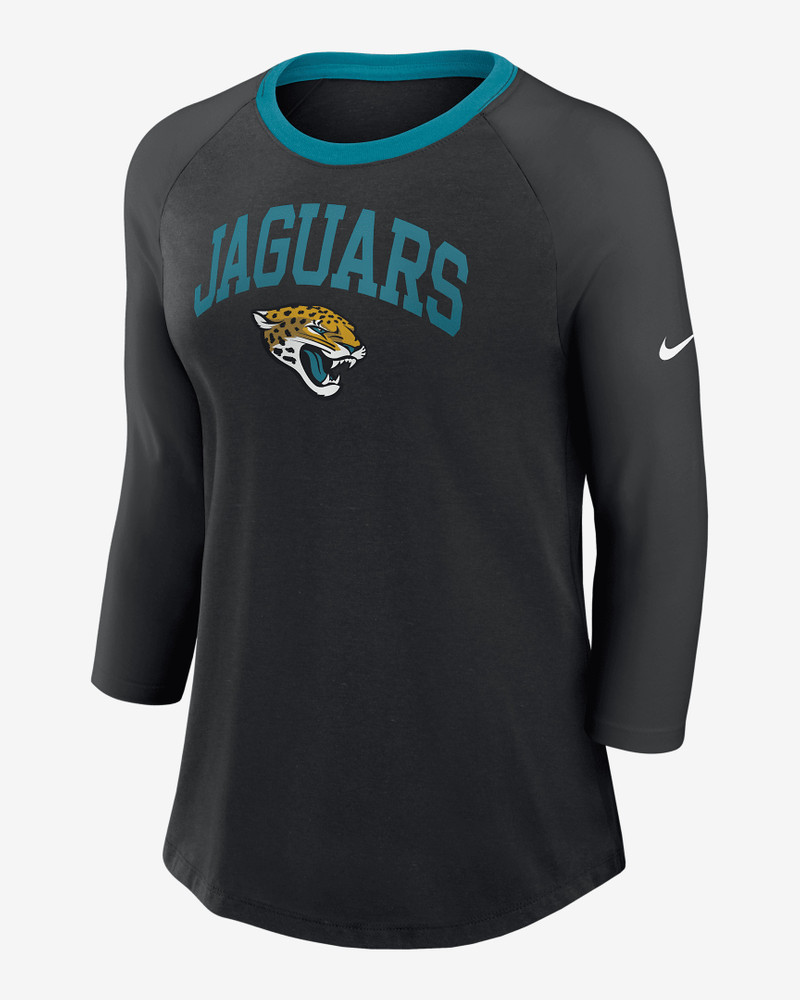 Jacksonville Jaguars Women's Nike NFL 3/4-Sleeve T-Shirt 1