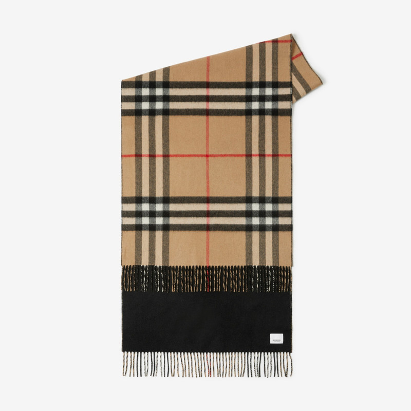 Burberry Reversible Check Cashmere Scarf outlook