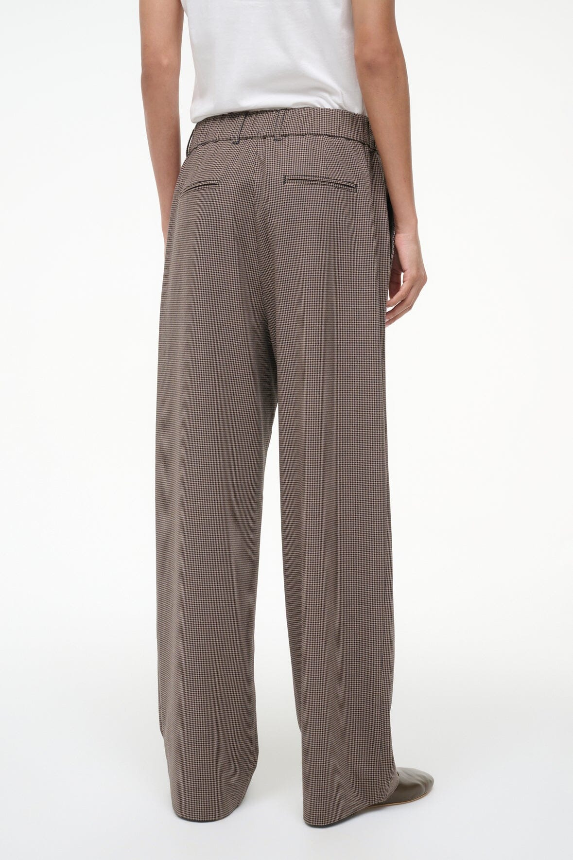 STAUD JEROME PANT HOUNDSTOOTH - 4