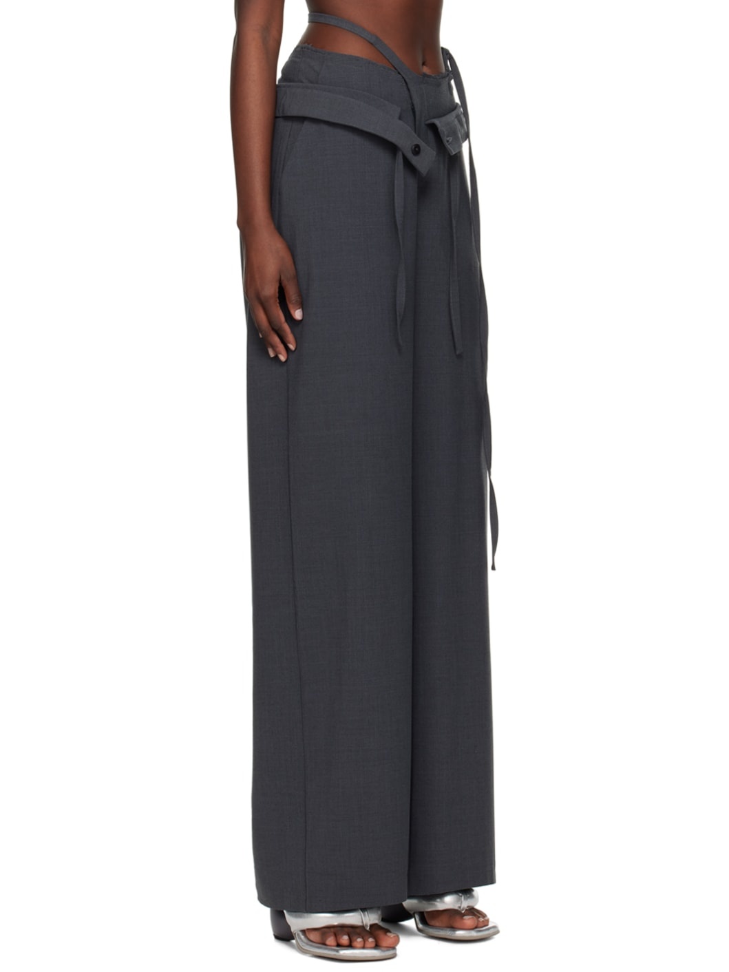 SSENSE Exclusive Gray Trousers - 2