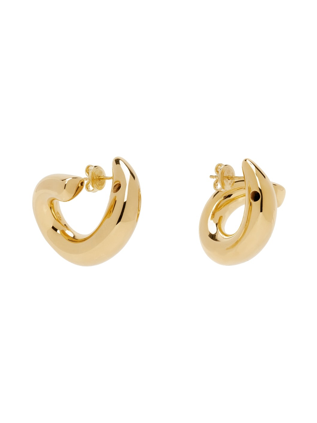 Gold Sardine Earrings - 2
