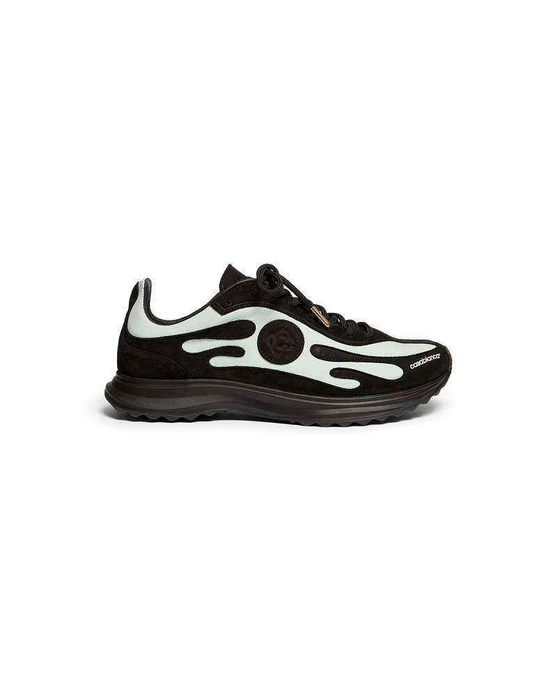 Women's Black & Mint Stade Sneaker 1
