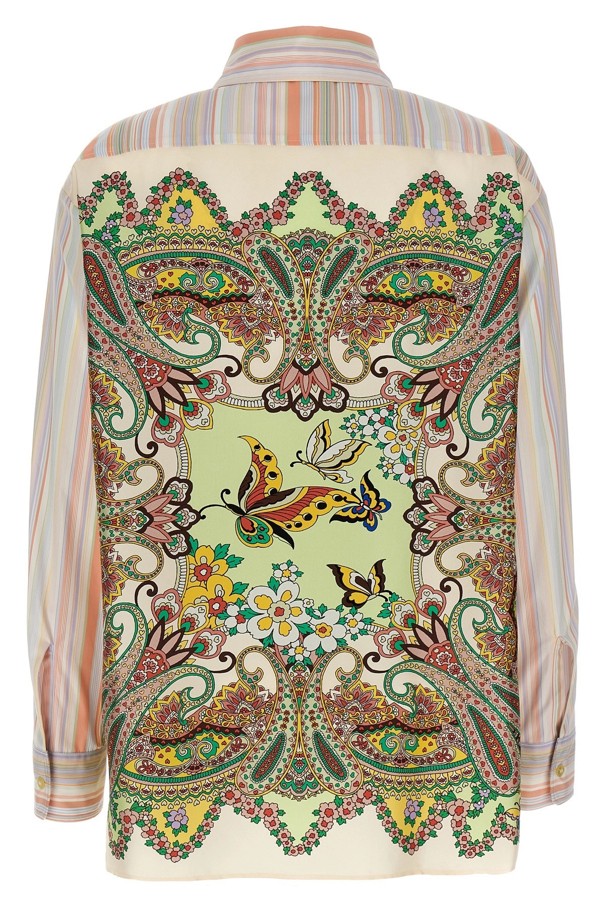 Paisley insert shirt - 3