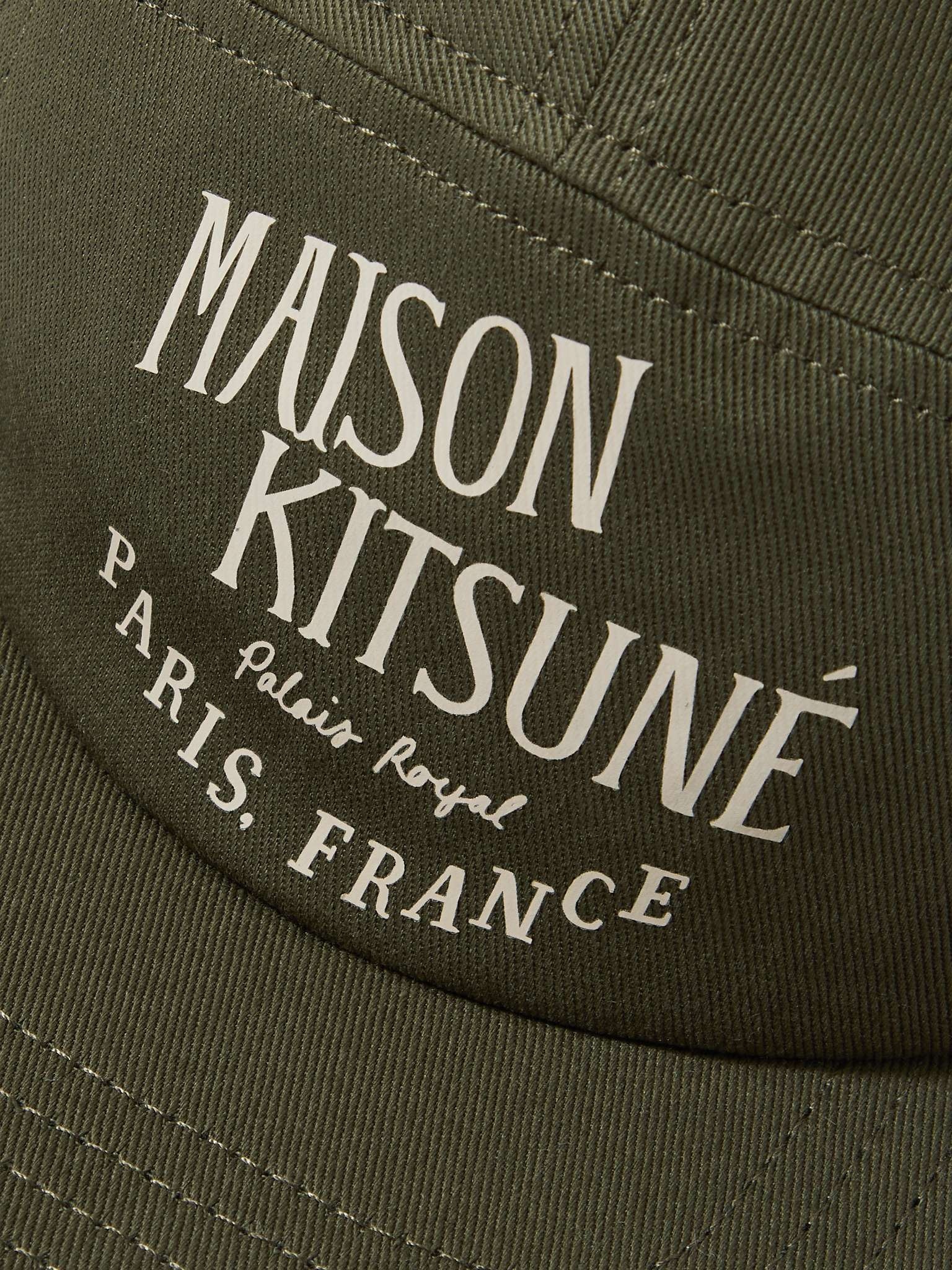 Logo-Print Cotton-Twill Baseball Cap - 4