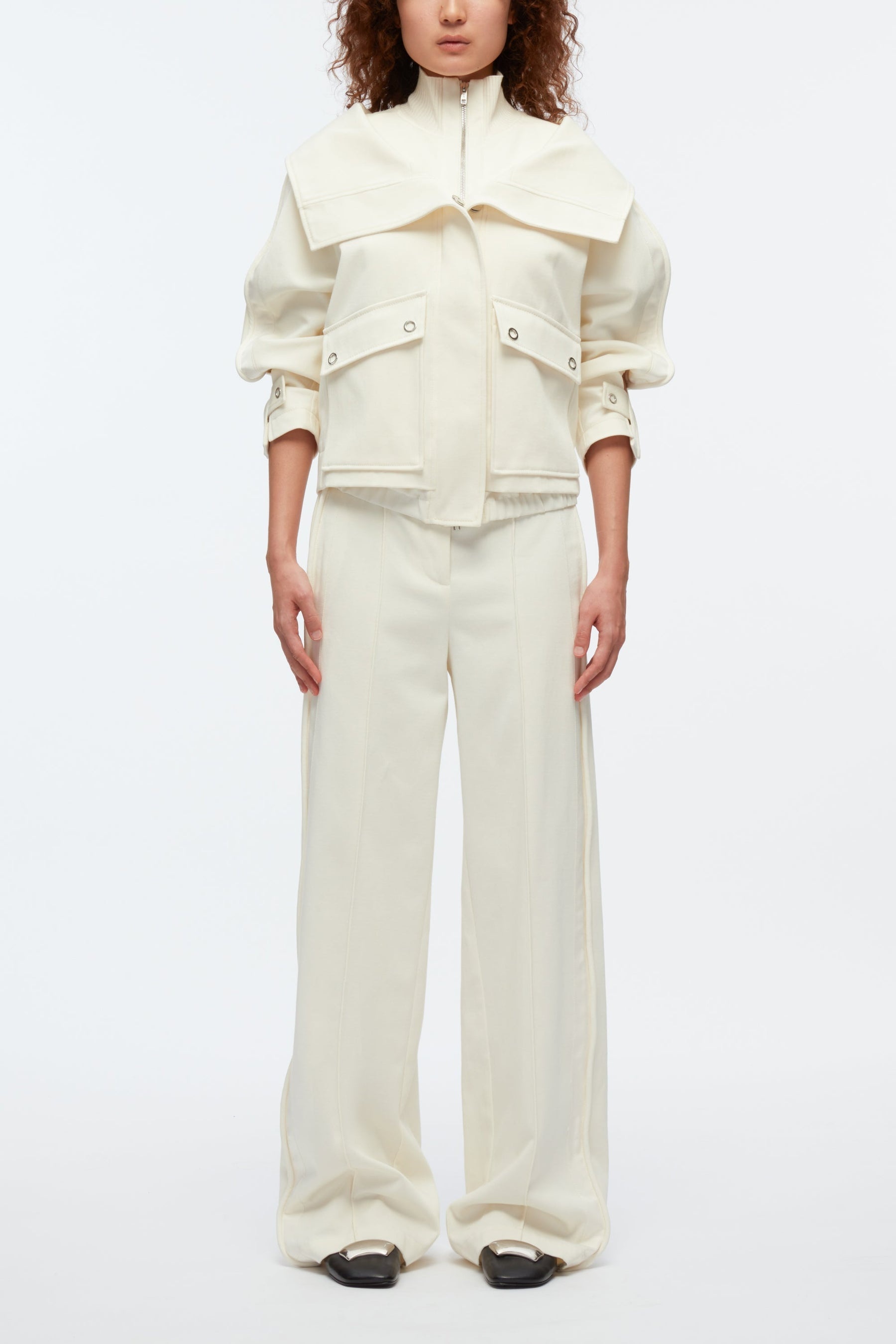 Double Collar Utility Jacket - 1
