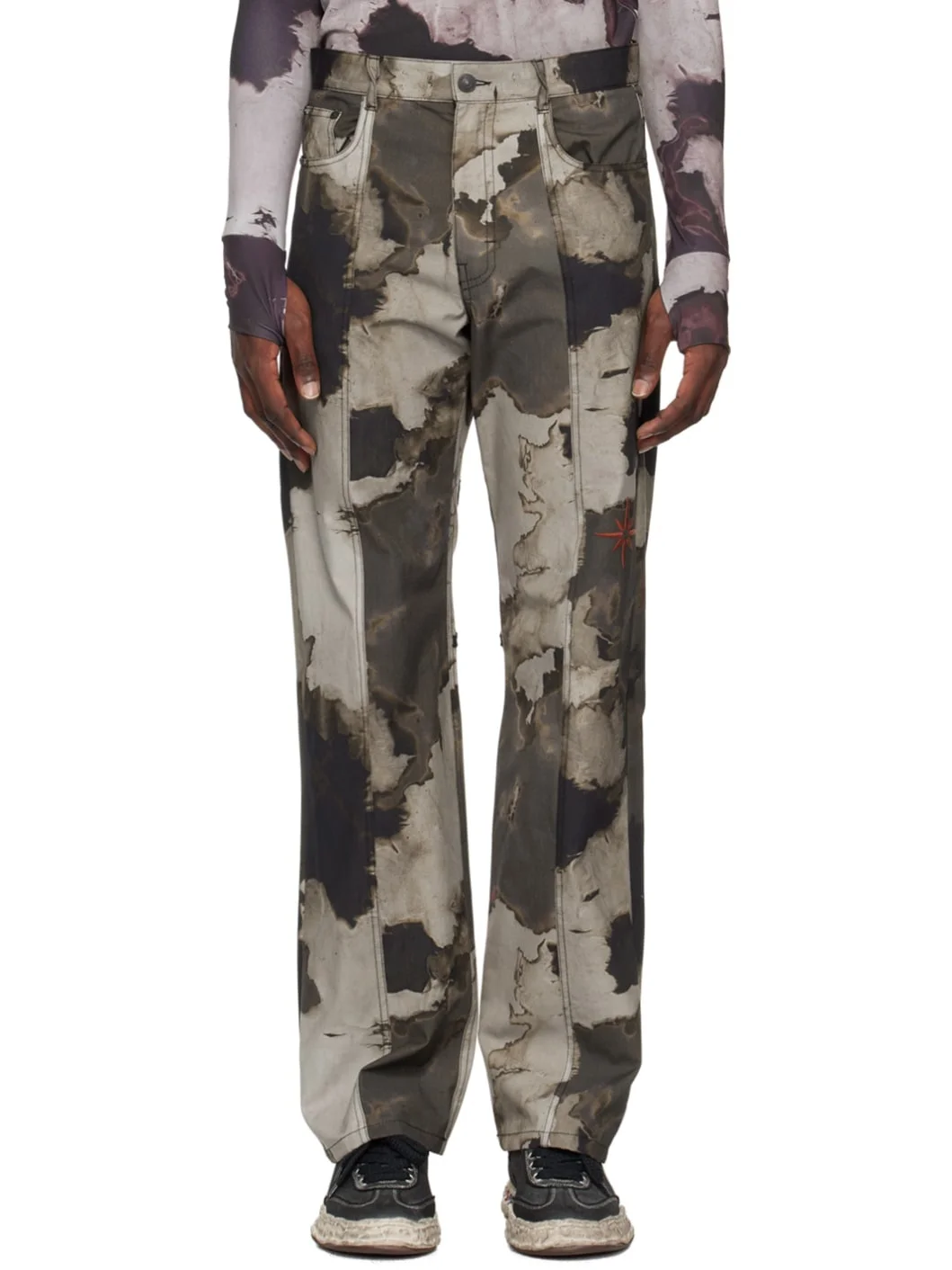 Brown Burn Trousers - 1