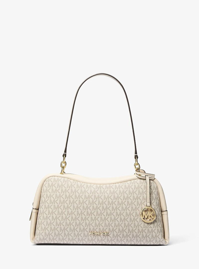 Cecily Medium Signature Logo Shoulder Bag 1