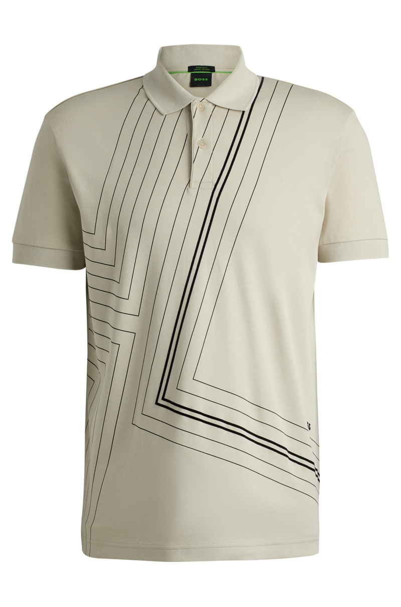 INTERLOCK-COTTON POLO SHIRT 와 FINELINE ARTWORK - 1