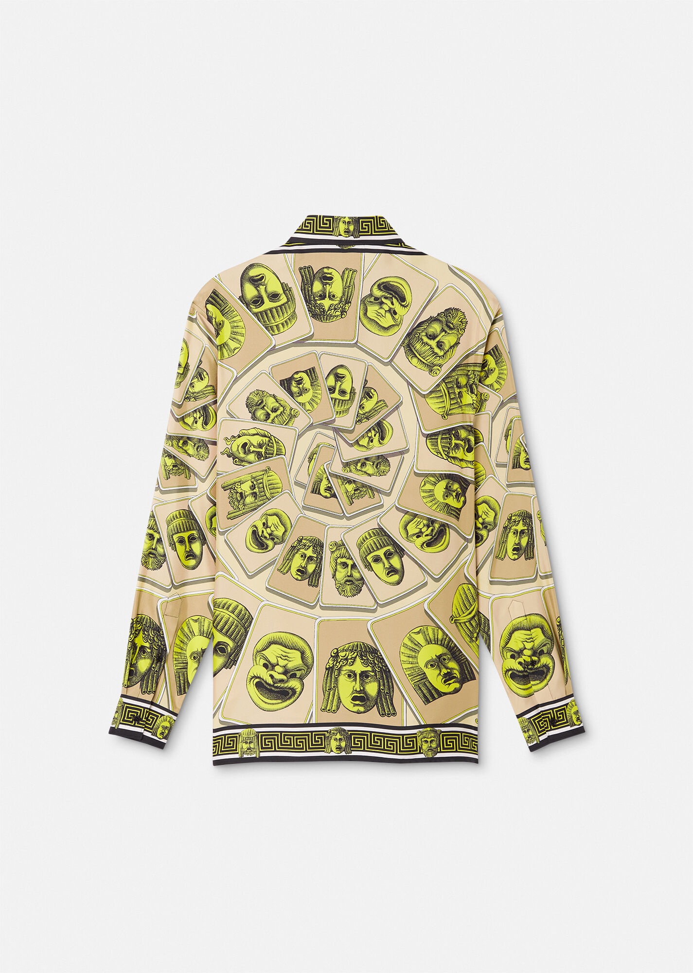 VERSACE LE MASCHERE SILK SHIRT