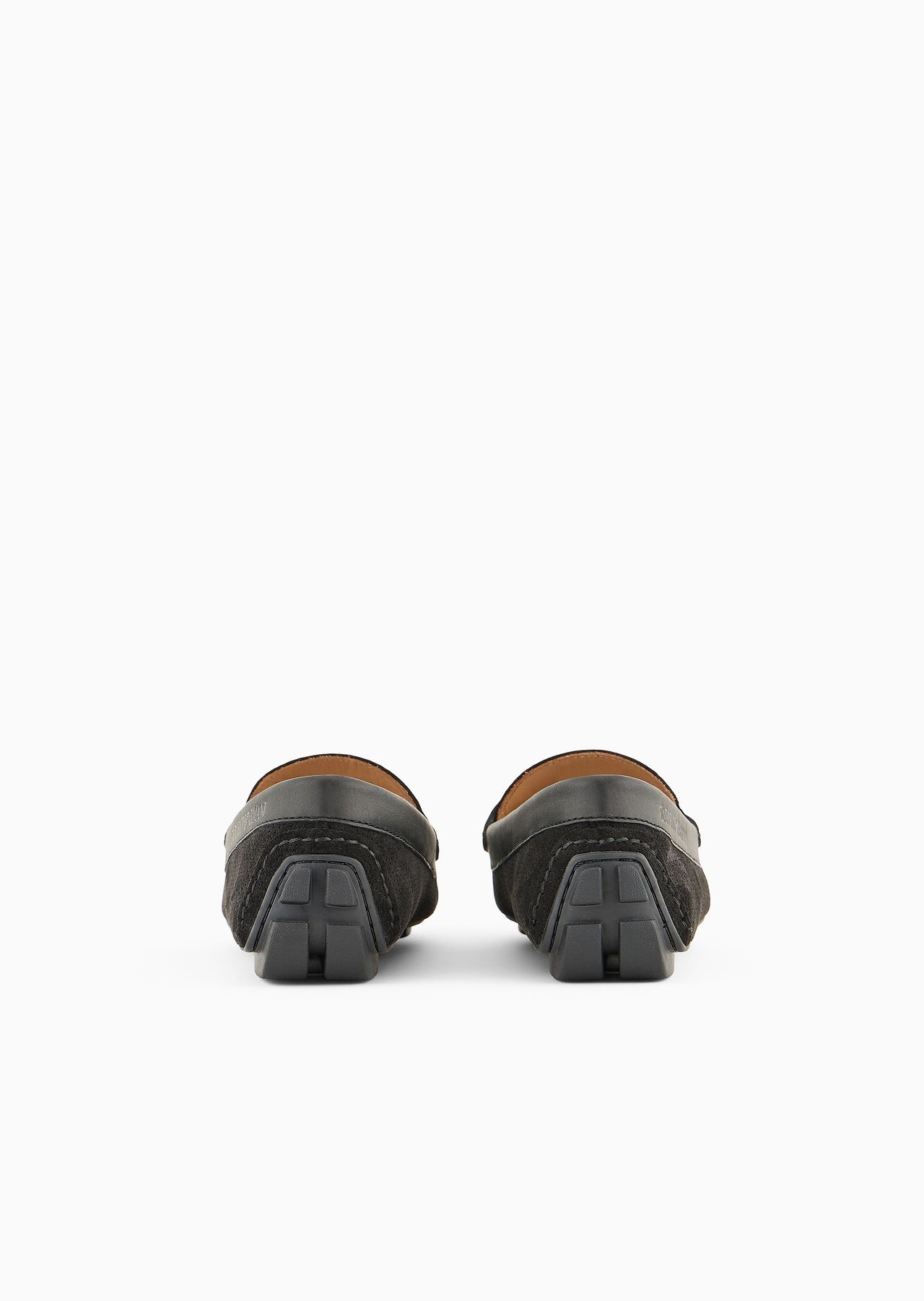Micro-perforated suede driving loafers - 4