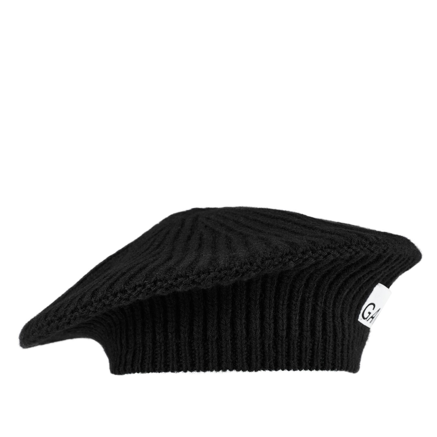 STRUCTURED RIBBED BERET - 1