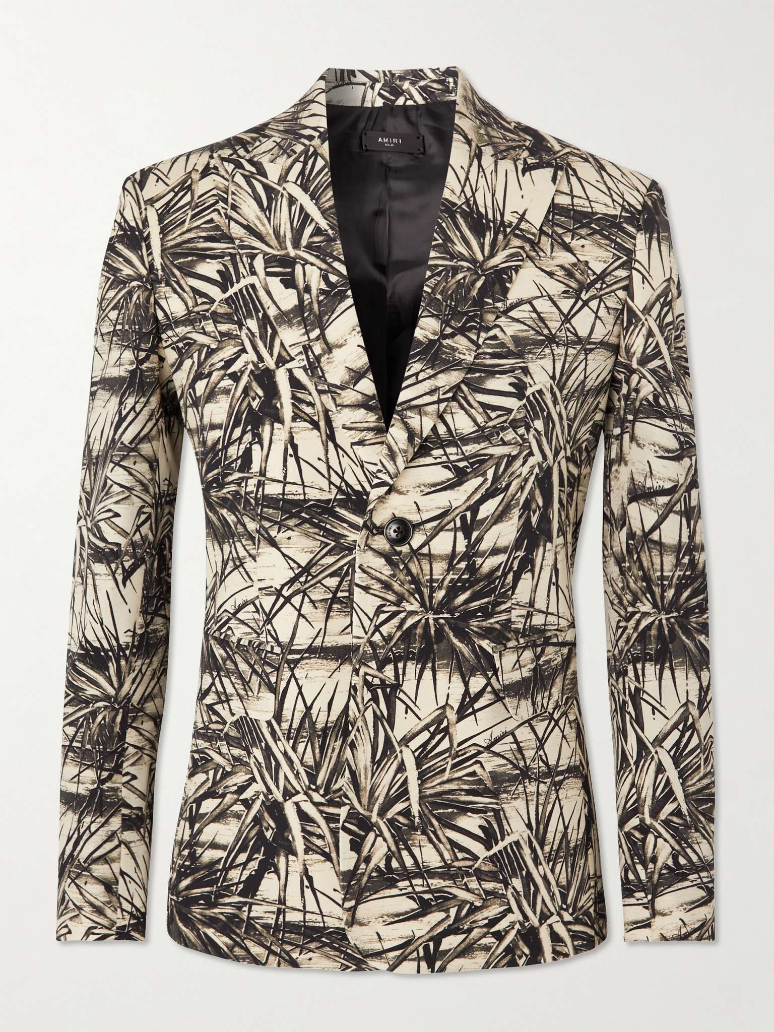 Aloha Slim-Fit Printed Wool-Blend Suit Jacket - 1