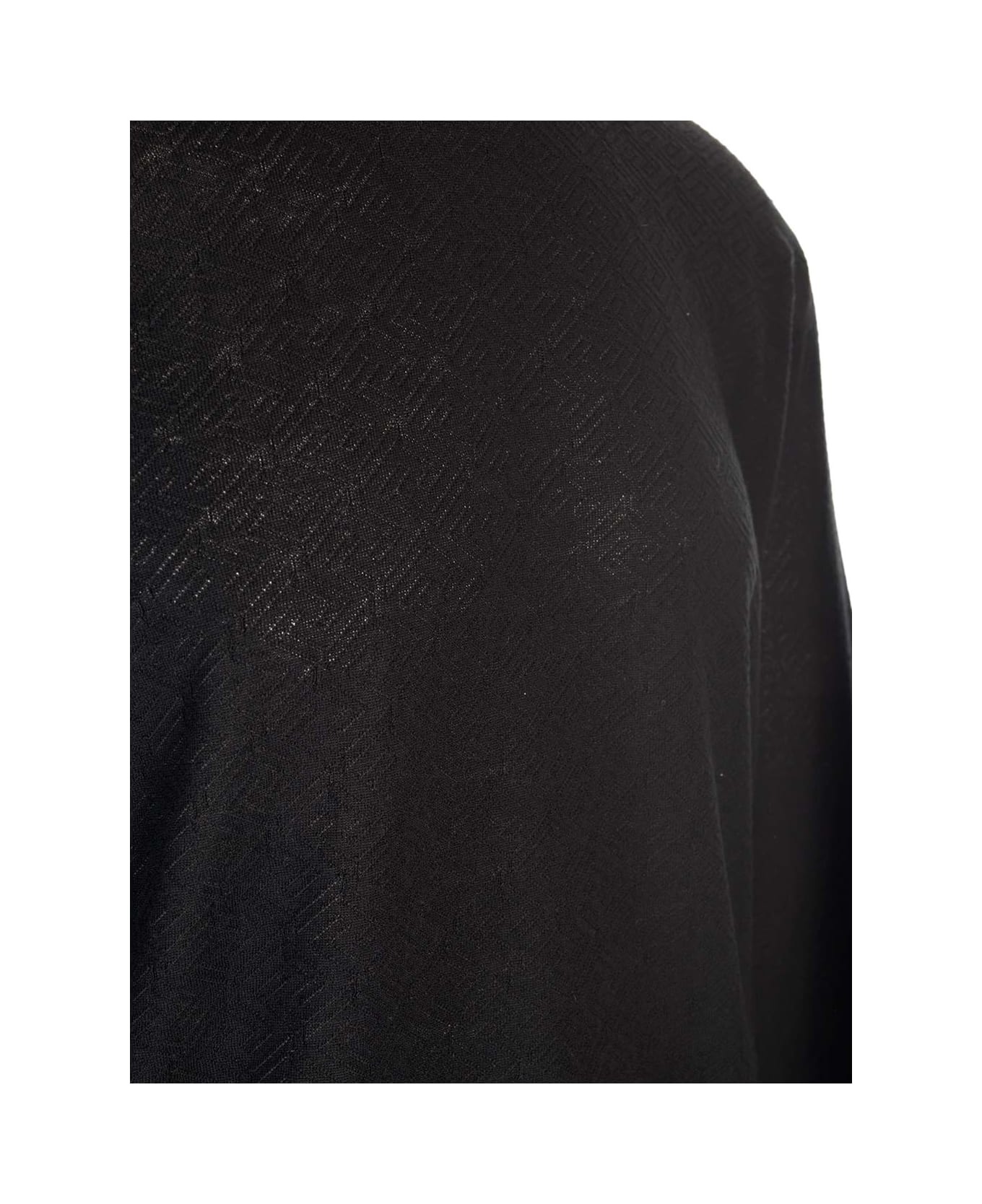 Black 'la Greca' Sweater - 3