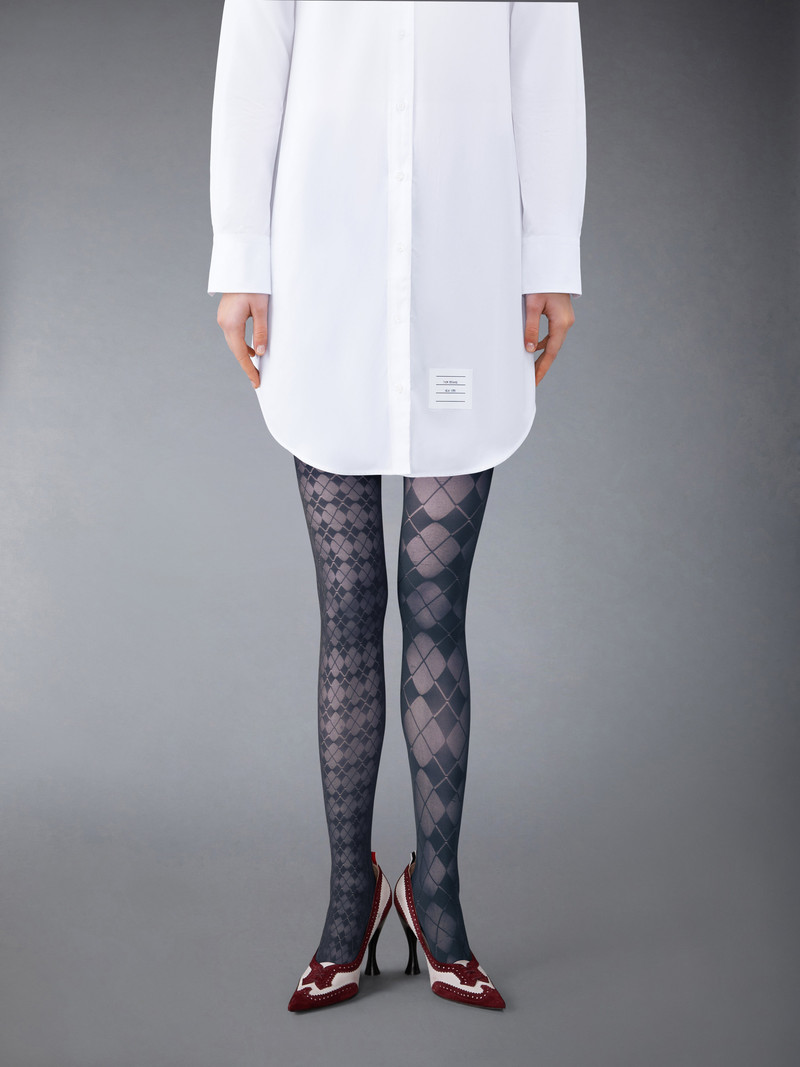 FUNMIX ARGYLE SHEER TIGHTS 1