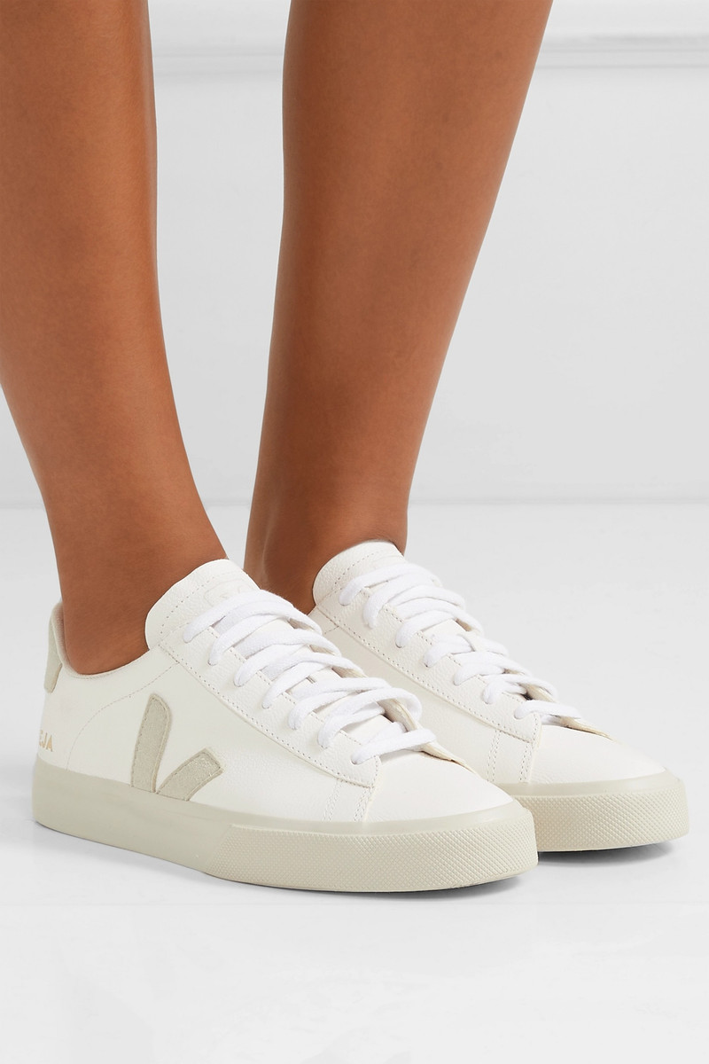 VEJA Campo textured-leather sneakers outlook
