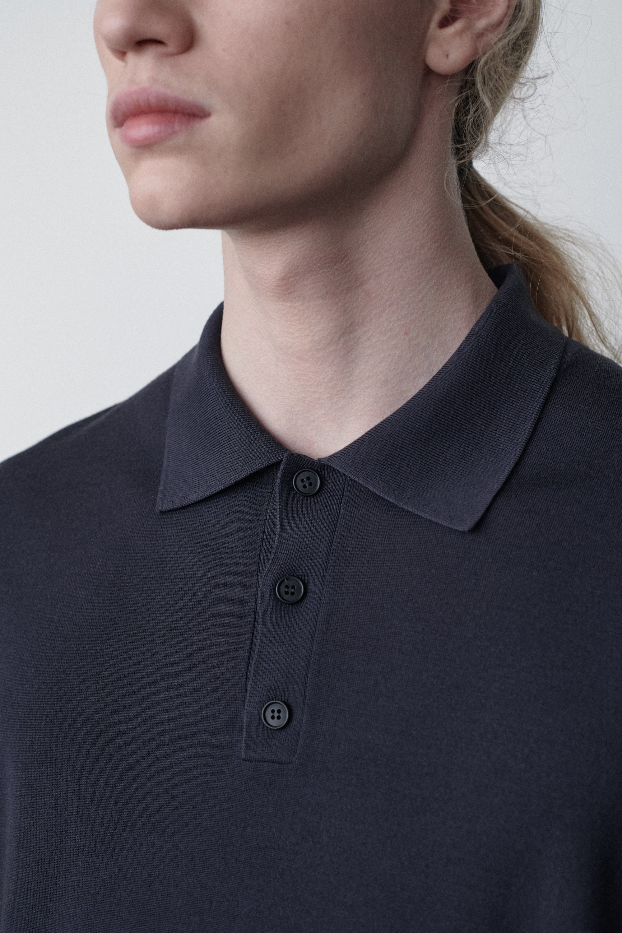 Diego L/S Polo in Wool - 4