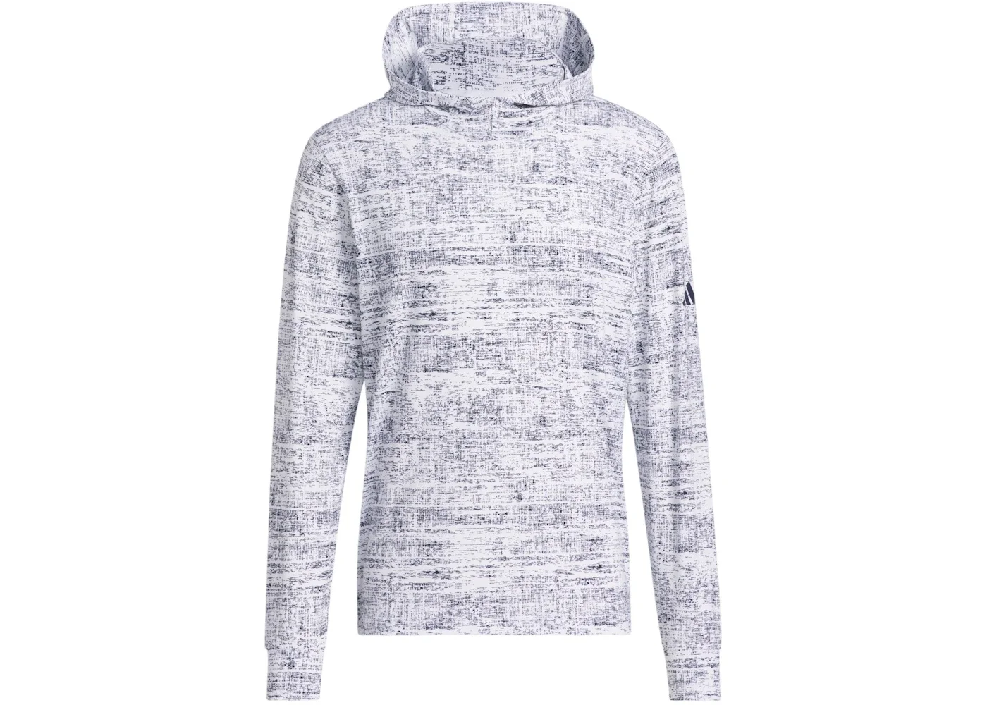 adidas Performance Printed Lightweight Hoodie White Collegiate Navy - 1