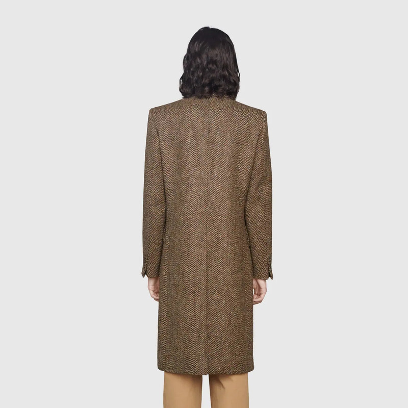 Herringbone wool coat 4