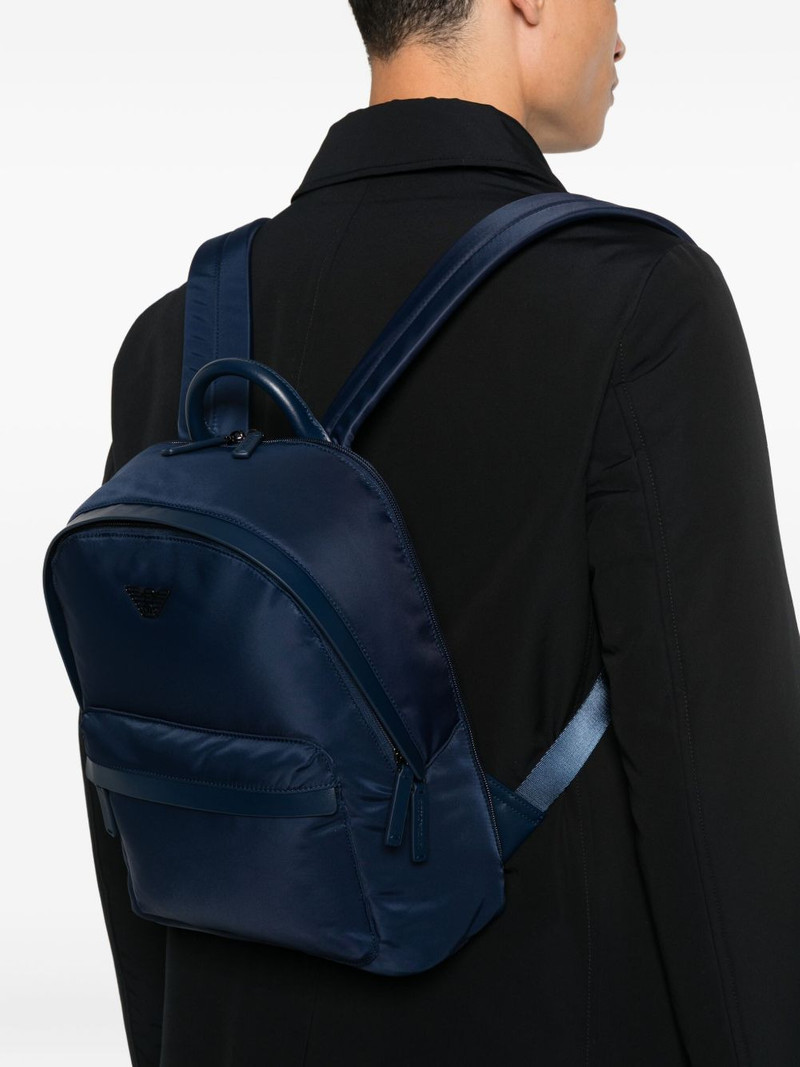 EMPORIO ARMANI logo-plaque backpack outlook