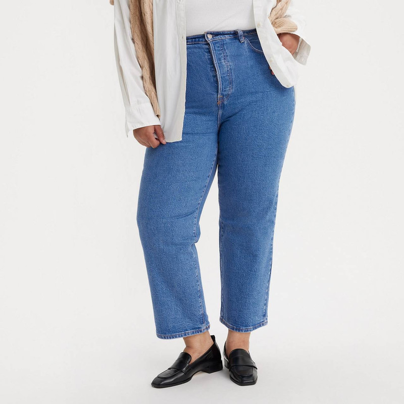 RIBCAGE STRAIGHT ANKLE WOMEN'S JEANS (PLUS SIZE) 4