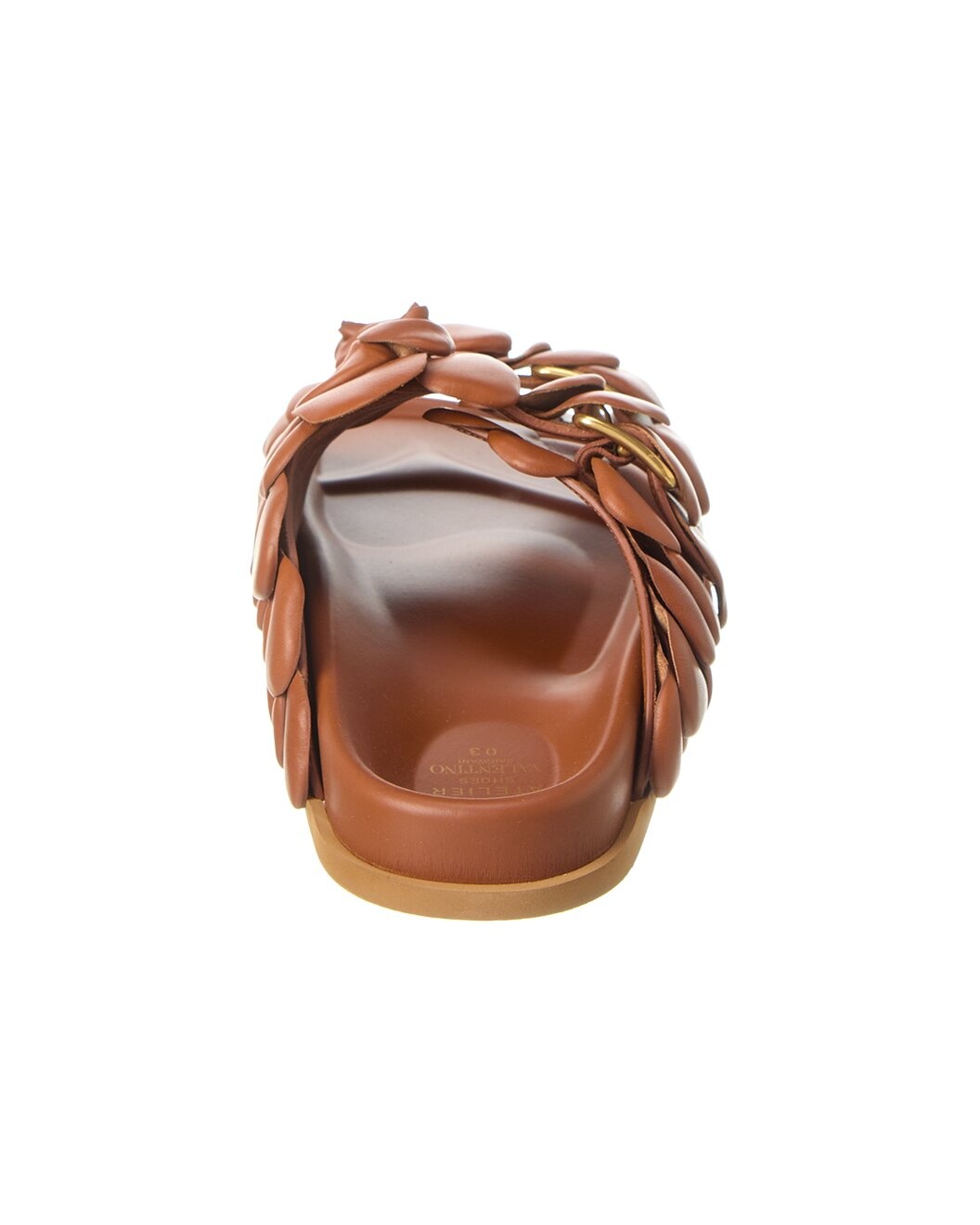 Valentino Leather Slide - 3