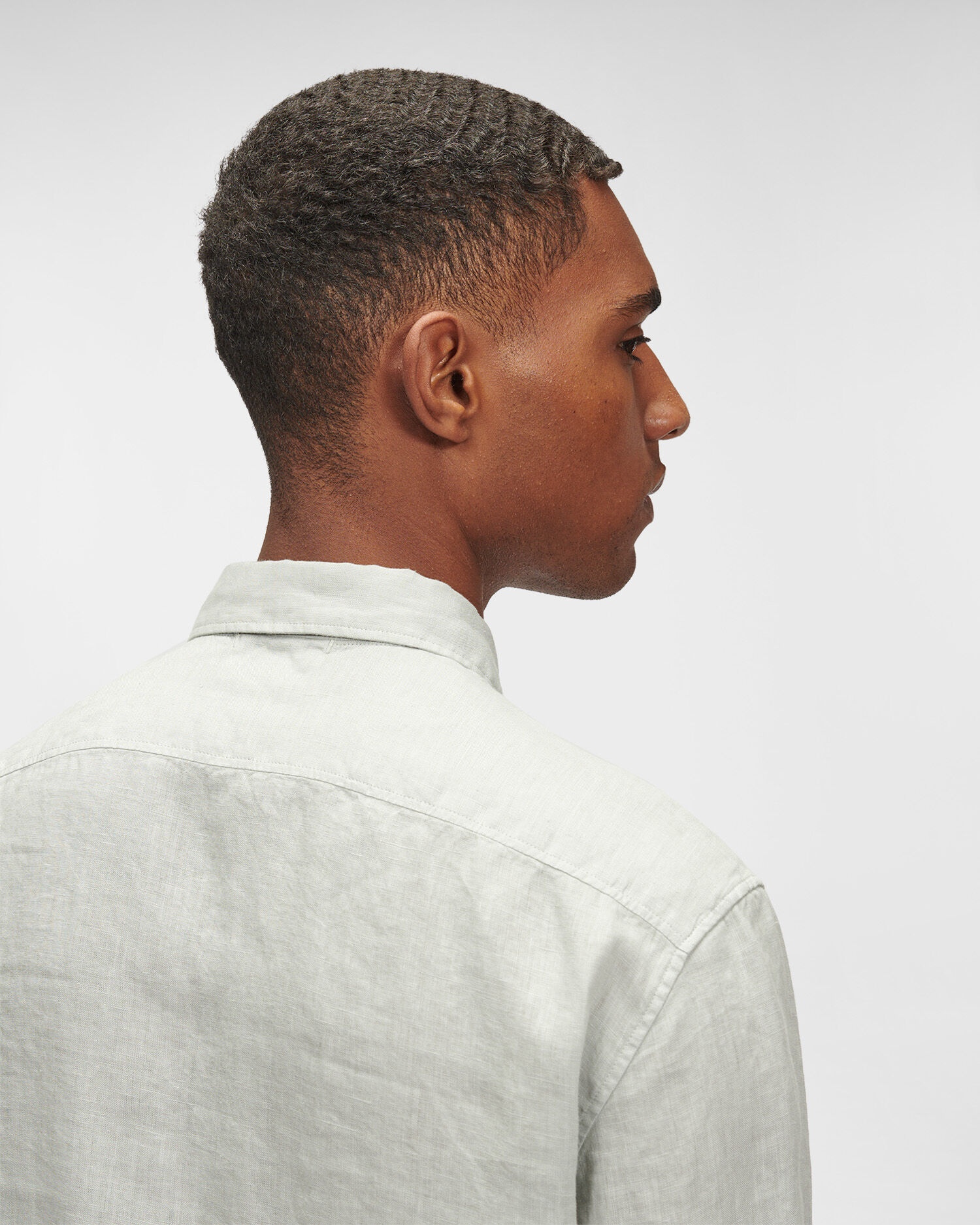 Resined Linen Pocket Shirt - 5