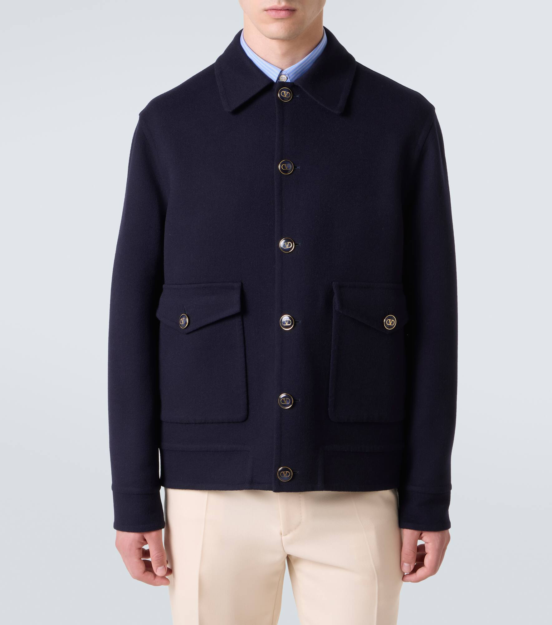 Wool and cashmere jacket - 3