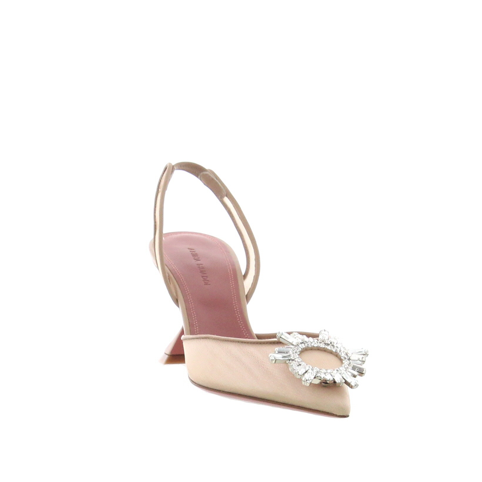 Amina Muaddi – Begum 70 – Mesh Beige - 2