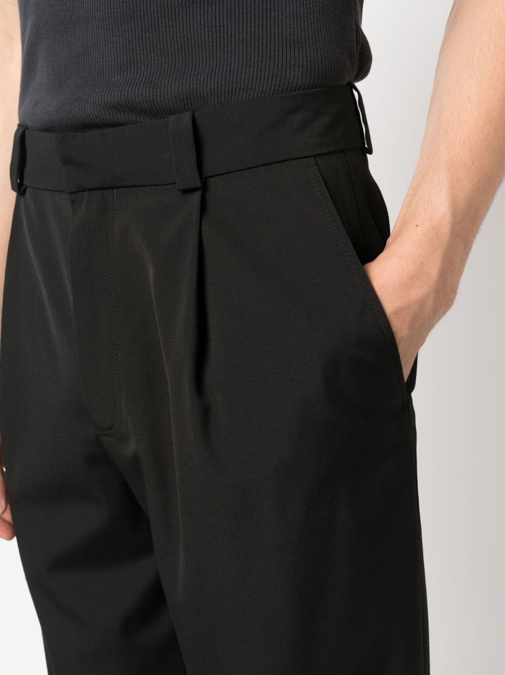 mid-rise tailored trousers - 5
