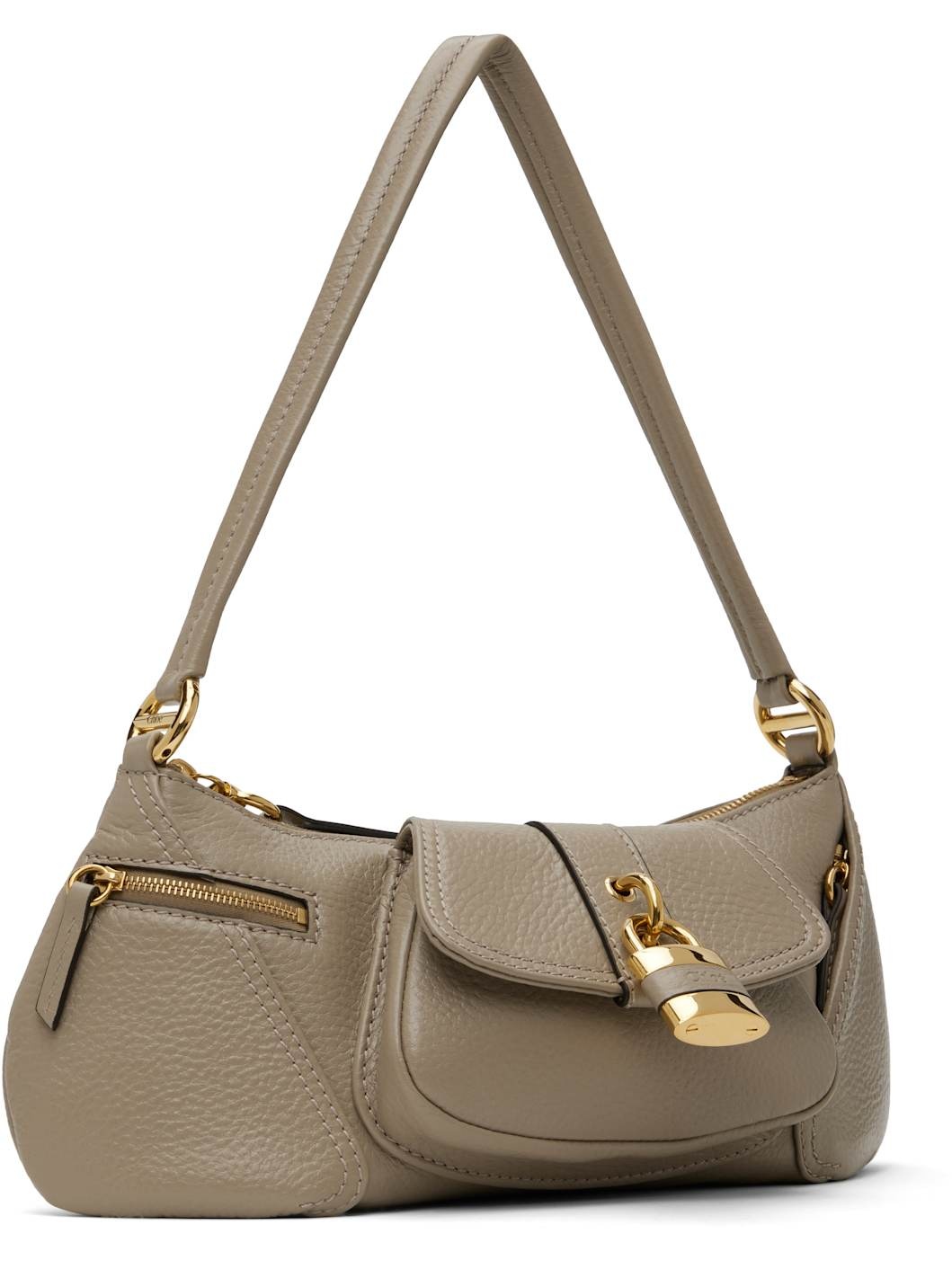 Taupe 'The 99' Shoulder Bag - 2