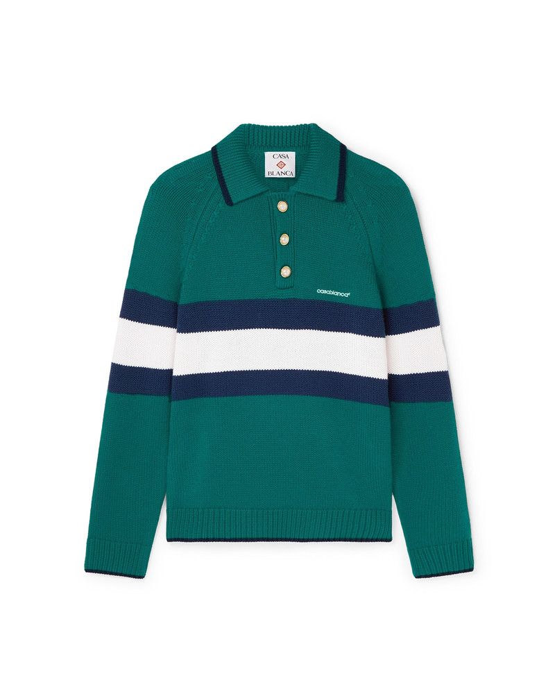 Colourblock Polo Shirt | Casablanca Paris 1