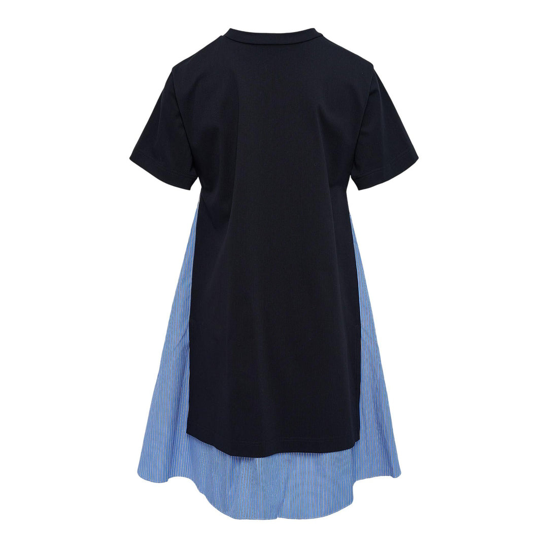 Poplin X Cotton Jersey Dress - 3
