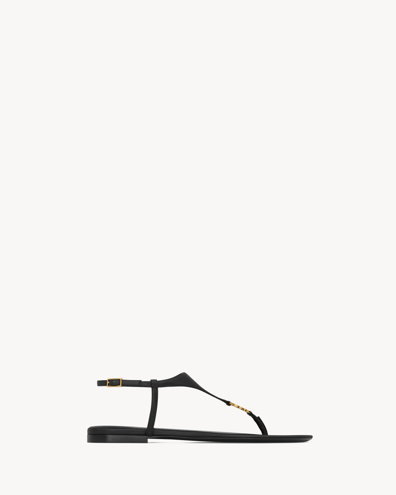 CASSANDRA SANDALS IN SMOOTH LEATHER - 1
