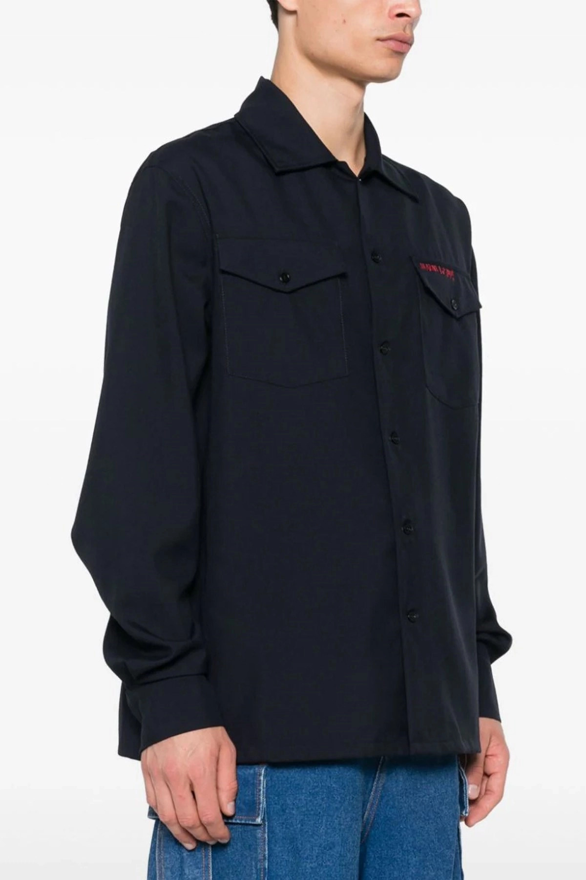 Logo embroidery shirt - 6